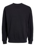 JACK & JONES Sweatshirt pastelgeel / zwart / wit