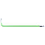KS Tools 151.4275 haakse Torx-inbussleutel met kogelkop, XL, T27, lichtgroen