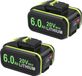 StarTech Worx Accu vervanging voor Worx 20V, Li-Ion, 6,0 Ah, compatibel met WA3551/WA3551.1/WX176/WX242, grijs