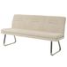 HWC-H70 Banc de salle à manger rembourré en chenille crème 180 cm