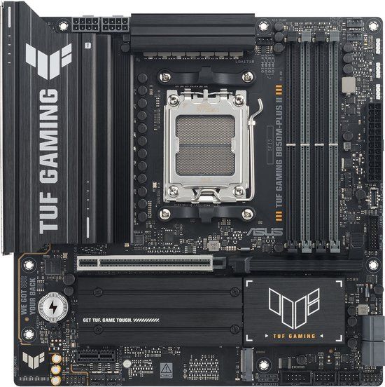 ASUS TUF Gaming B850M-PLUS II moederbord socket AMD AM5