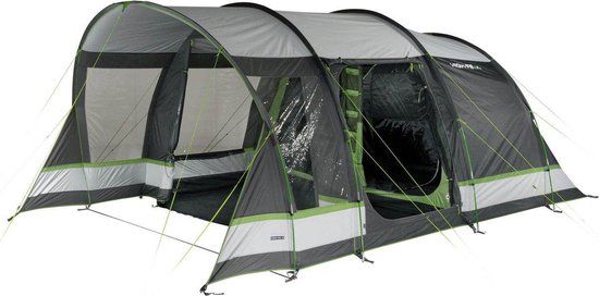 High Peak Garda 5.0 Tunneltent - 5 Person - 4000mm Waterproof - Grey