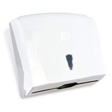 SemyTop ST-5010 vouwhanddoek-dispenser, wit, 285 x 270 x 100 mm