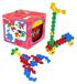 Molyka RED Box Blocs de construction – 159 pièces incluant roues (5 couleurs, sans BPA, boîte de transport) – Pour véhicules, tours et ponts, à partir de 3 ans, certifié EN71/CE