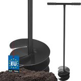 KOTARBAU® Handgrondboor, Palenboor, ⌀ 170 mm, Metaal, 115 cm, Zwart
