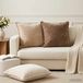 vidaXL Taie d'oreiller 6 pièces bois taupe 60 x 60 cm tissu chenille