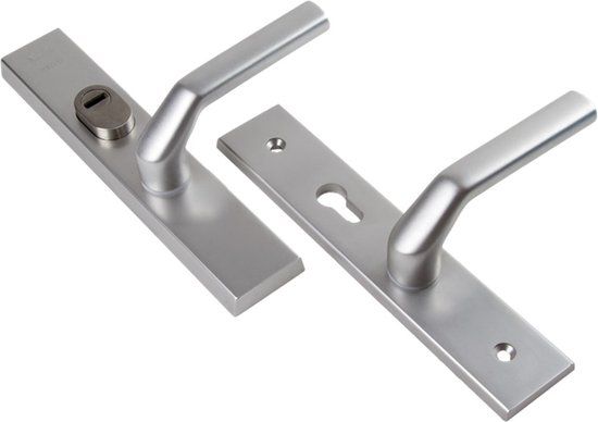 Ami Veiligheids schildgarnituur SKG - deurdikte 55/60 mm - KT 72 Omkeer - 251 x 50 mm - F1