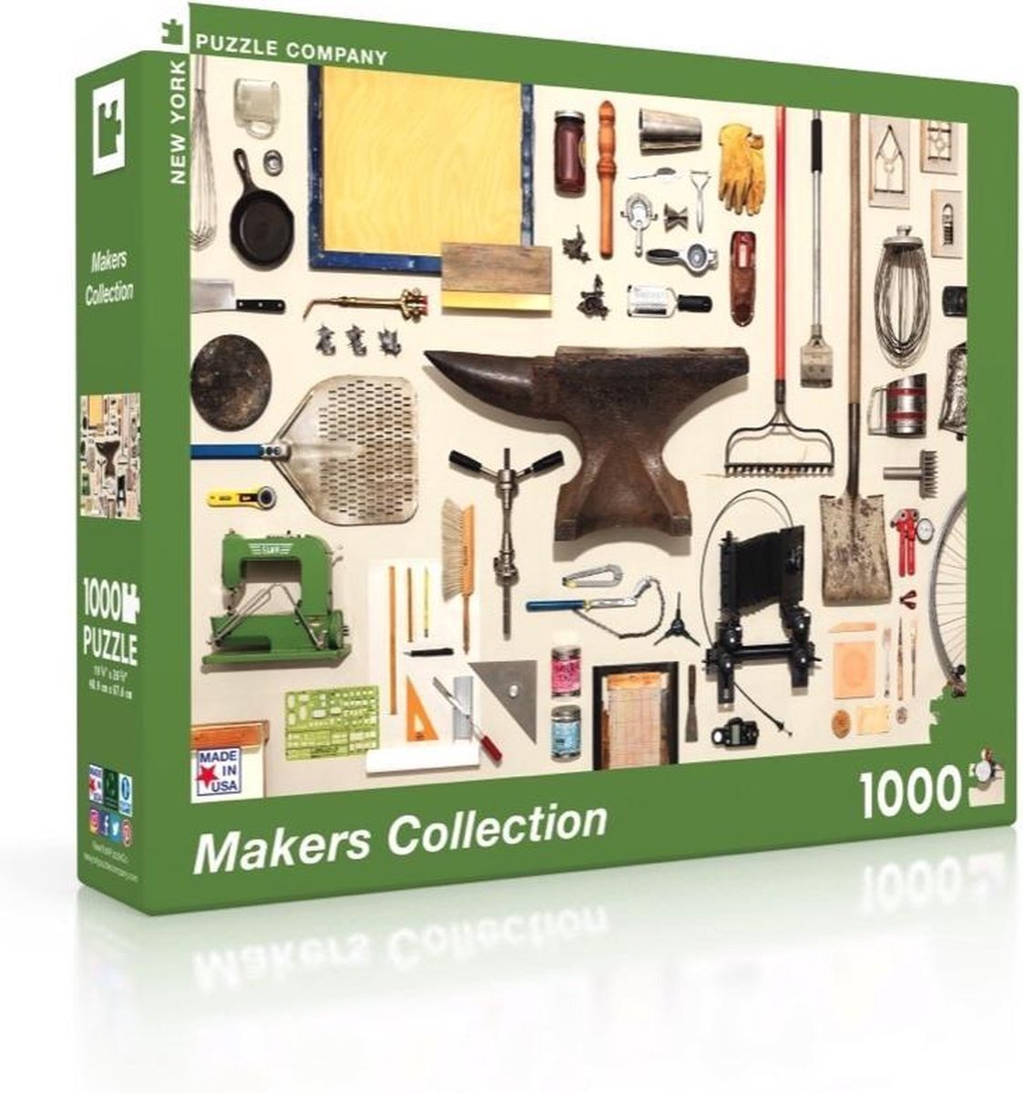 New York Puzzle Company Makers Collection - NYPC Jim Golden Collectie Puzzel 1000 Stukjes