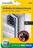 Schellenberg 16000 schuifslot voor rolluik, beveiligingsinrichting tegen opduwen van rolluiken, 2 stuks (1 paar)
