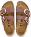 Birkenstock Arizona Big Buckle Nubuck Leather Pepper Narrow Women's Size 37 Slides