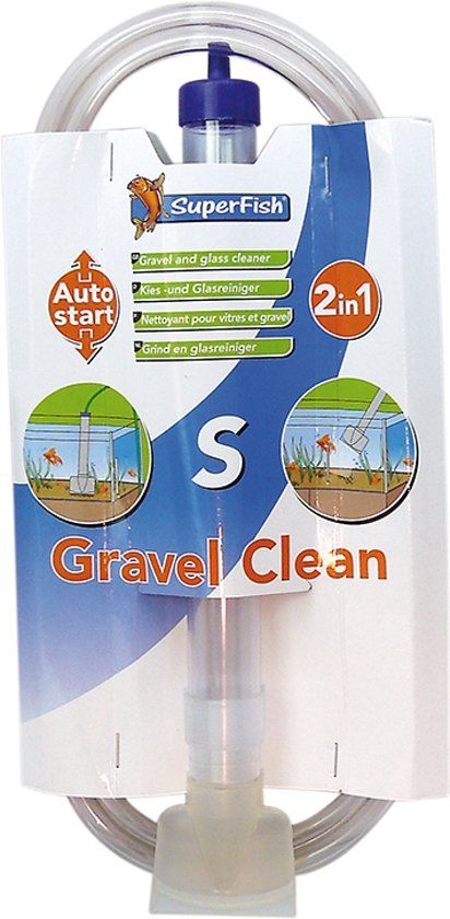 SuperFish Gravel Clean S - Aquarium - Grind en Glasreiniger