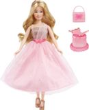 MGA's Dream Ella Let's Celebrate-pop - Aria - pop blonde - 29 cm - 5 accessoires - 3+ ans