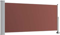 vidaXL Tuinscherm uittrekbaar 120x300 cm bruin