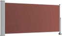 vidaXL Tuinscherm uittrekbaar 120x300 cm bruin