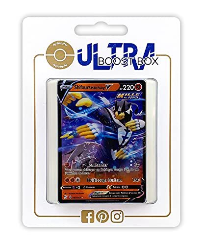 my-booster Shifours Mille Poings V (Rapid Strike Urshifu V) 87/163 - Ultraboost X Epée et Bouclier 5 Styles de Combat - Doos met 10 Franse Pokemon kaarten