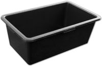 Bradas speciekuip, PVC, 60 liter, zwart