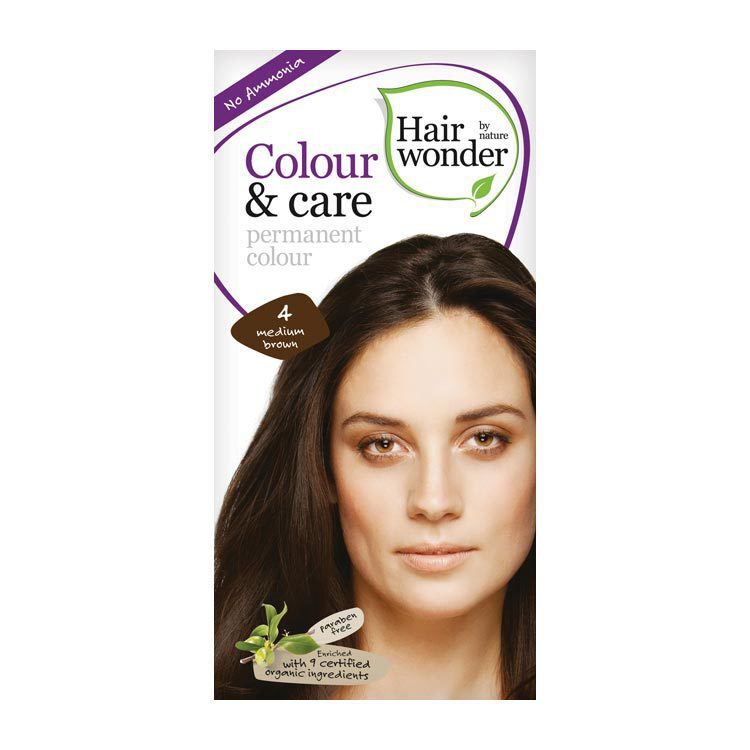 Hairwonder Colour & Care 4 Medium Bruin 100ml
