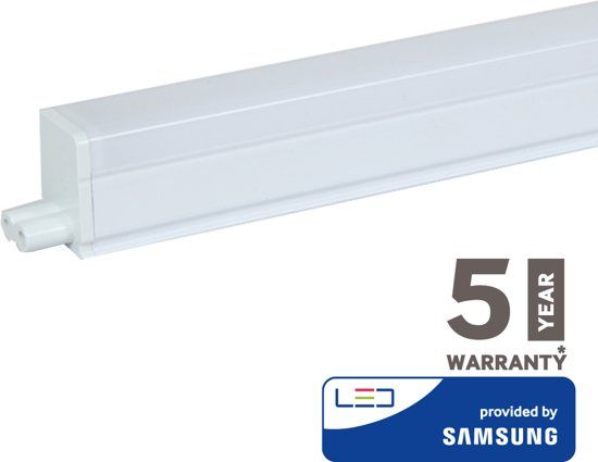 V-tac T5 LED Armatuur 30 cm 3000K 4 Watt Koppelbaar Samsung