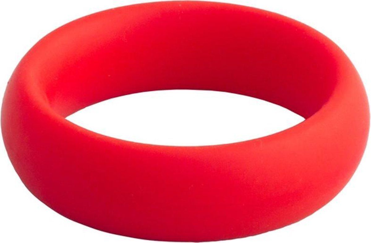Mister B Silicone Donut Cockring Red 40 mm