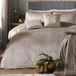 Velours housse de couette, beige, 200x200 cm, incluant 2 taies d'oreiller