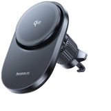 Baseus Magnetische Houder Voor Magsafe Met Qi2-Oplader Voor Iphone 12 13 14 15
