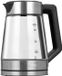 MPM MCZ-116 Waterkoker, 1,7 l, met ledverlichting, 2200 W, temperatuurregeling 50-100 °C, glazen en roestvrijstalen behuizing, warmhoudfunctie