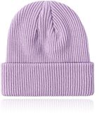 LGT JWLS Dames Muts Beanie geribbeld - Paars