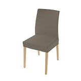 Italian Bed Linen 1 paar bielastische stoelhoezen met rugleuning, mooi, taupe