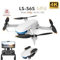 SZSMART S6S Mini Gps Drone 5G Wifi Fpv Quadcopter Rc Opvouwbare Mini Borstel 4K Levensduur batterij: 25 min wit