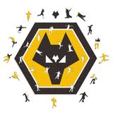 Iconic Puzzles Wolves FC Crest
