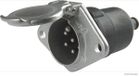 HERTH+BUSS ELPARTS Prise de courant 7 broches Alu 24V M 20 Flachsteckeranschluss