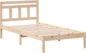 vidaXL Bedframe Bruin Massief Grenenhout 90 x 190 cm