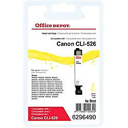 Office Depot Compatible Canon CLI526YL Ink Cartridge Yellow