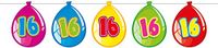 Folat - 16 Jaar Birthday Ballonnen Slinger - 10 meter
