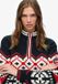 Superdry - Intarsia trui met halve rits - Dames - Blauw
