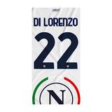 SSC NAPOLI Lorenzo, strandhanddoek, uniseks, voor volwassenen, wit