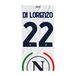 SSC NAPOLI Lorenzo, strandhanddoek, uniseks, voor volwassenen, wit