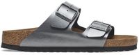 Birkenstock Arizona Birko-flor Sandalen Zilver EU 39 Vrouw