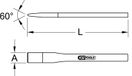 KS Tools BRONZEplus Ciseau de maçon, 17x150mm