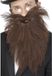 Smiffys Verkleed Baard en Snor - Lang - Bruin - Oude Man