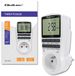 Qoltec Serie - Elektronische Tijdschakelaar - 3680W - 16A - LCD