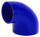 Merkloos Koelvloeistofslang 90° - Siliconen Slang - Binnendiameter 76-102 mm - Lengte 90 mm - Temperatuurbestendig tot 300℃ - Meerlaags Gevlochten Stof - Siliconenslang