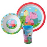Peppa Pig 3tlg. Frühstücksset