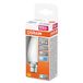 OSRAM LED STAR-klassisk B40 LED-lampe, kold hvidt (4000K), 470 lumen, B22D, stearinlys, mat glas