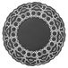 Garcia de Pou 250 Eenheid Rond Doilies, 51.2 cm, Papier, Zwart