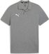 PUMA teamGOAL Casuals Polo Heren sportshirt - Medium Gray Heather-Puma White