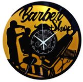 Instant Karma Clocks Wandklok Kapsalon Vintage Design Zwart en Goud B4