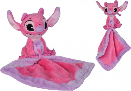 Disney - Lilo & Stitch - Angel - 37 cm - Roze - Pluche - Knuffeldoek
