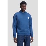 Lee relaxed fit trui met logo - blauw