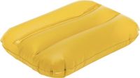 Merkloos / Sans marque Makito Opblaasbare kussentje - geel - 28 x 19 cm - Reiskussens - Opblaasbare kussens voor onderweg/strand/zwembad